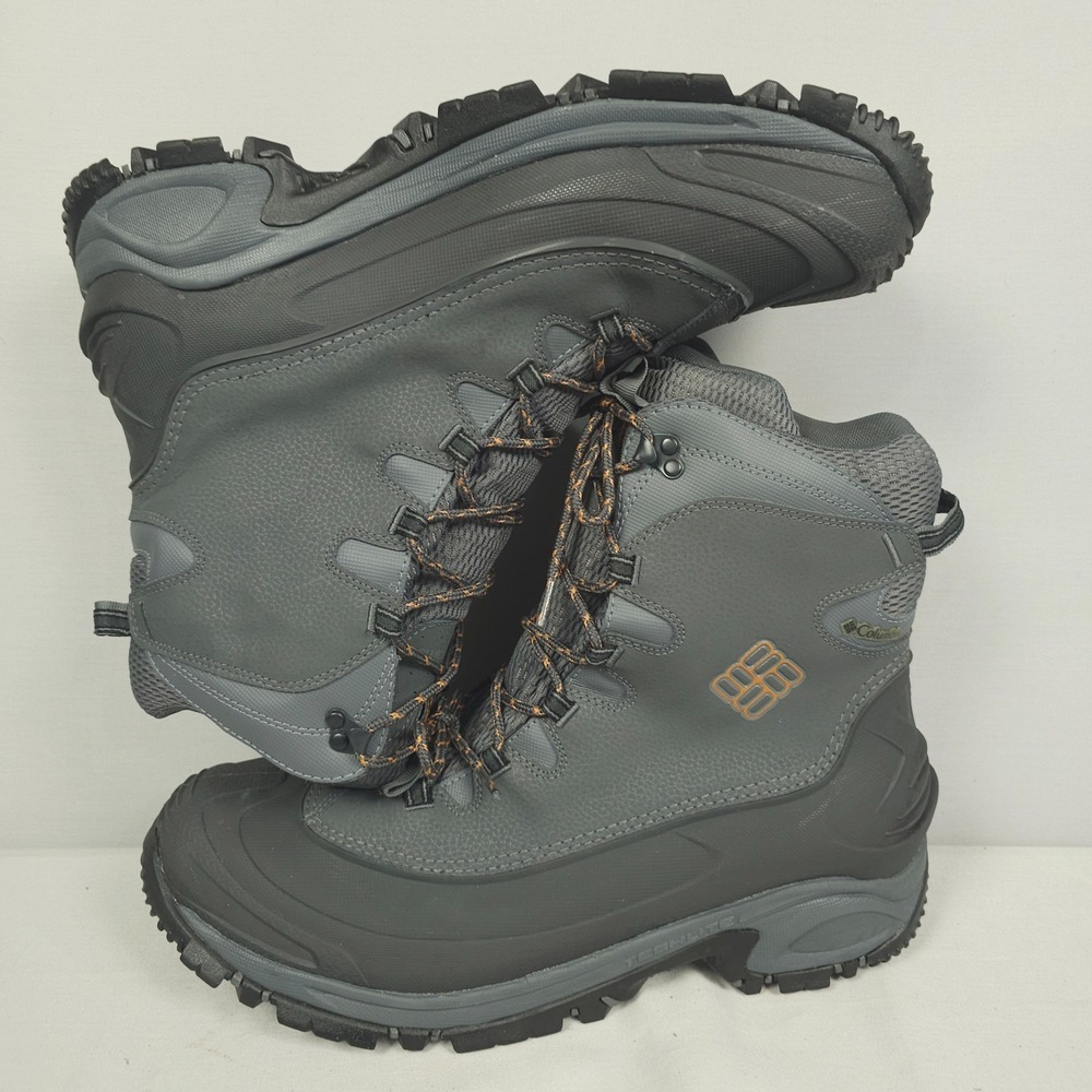 Columbia Bugaboot III Boots Men Size 15 Gray Waterproof 200 G Insulated - Picture 6 of 15